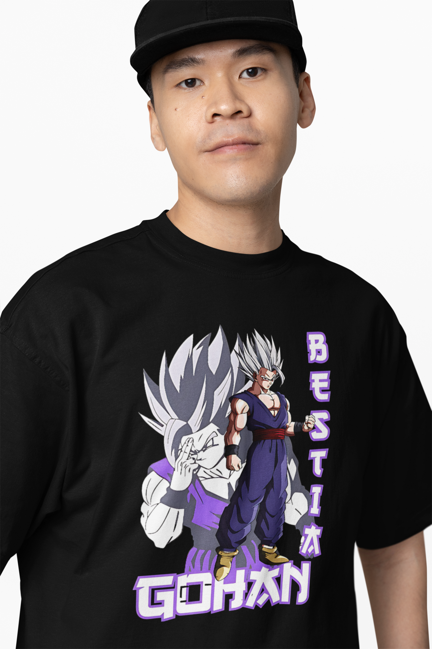 Gohan Oversized T-Shirts Comfortable & Stylish Anime Wear