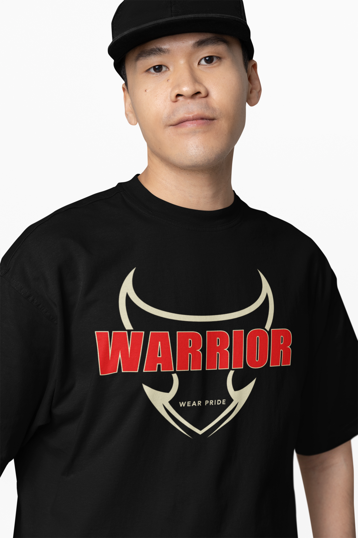Wear Pride Black Oversized T-Shirt for Relaxed Daily Wear