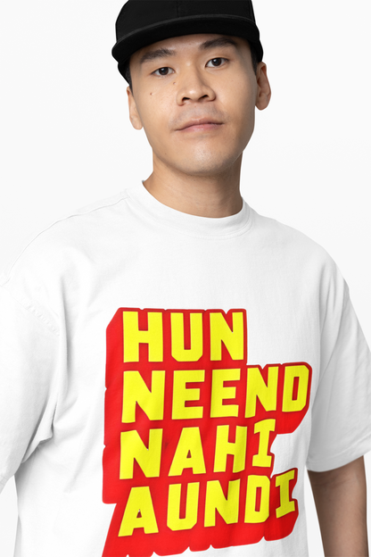 Aujla Song Lines Oversized T-Shirt Punjabi Streetwear