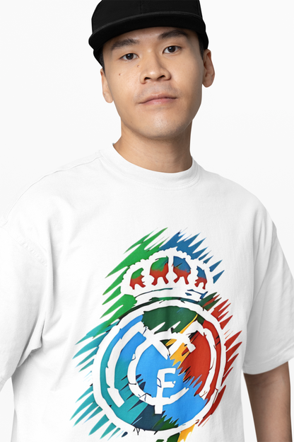 Madrid Legends Oversized T-Shirt – Football Fan Graphic Tee