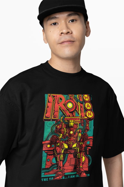 The Iron Man Oversized T-Shirts for Bold Casual Streetwear