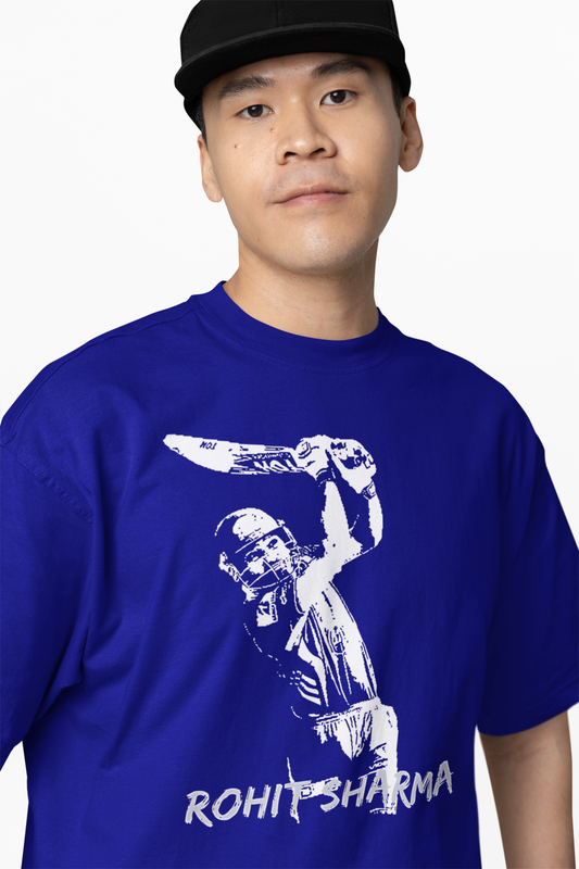 Rohit Sharma Oversized T-Shirts for Stylish Cricket Fanwear