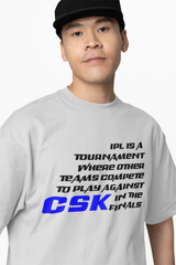 Csk Finals Oversized T-Shirts