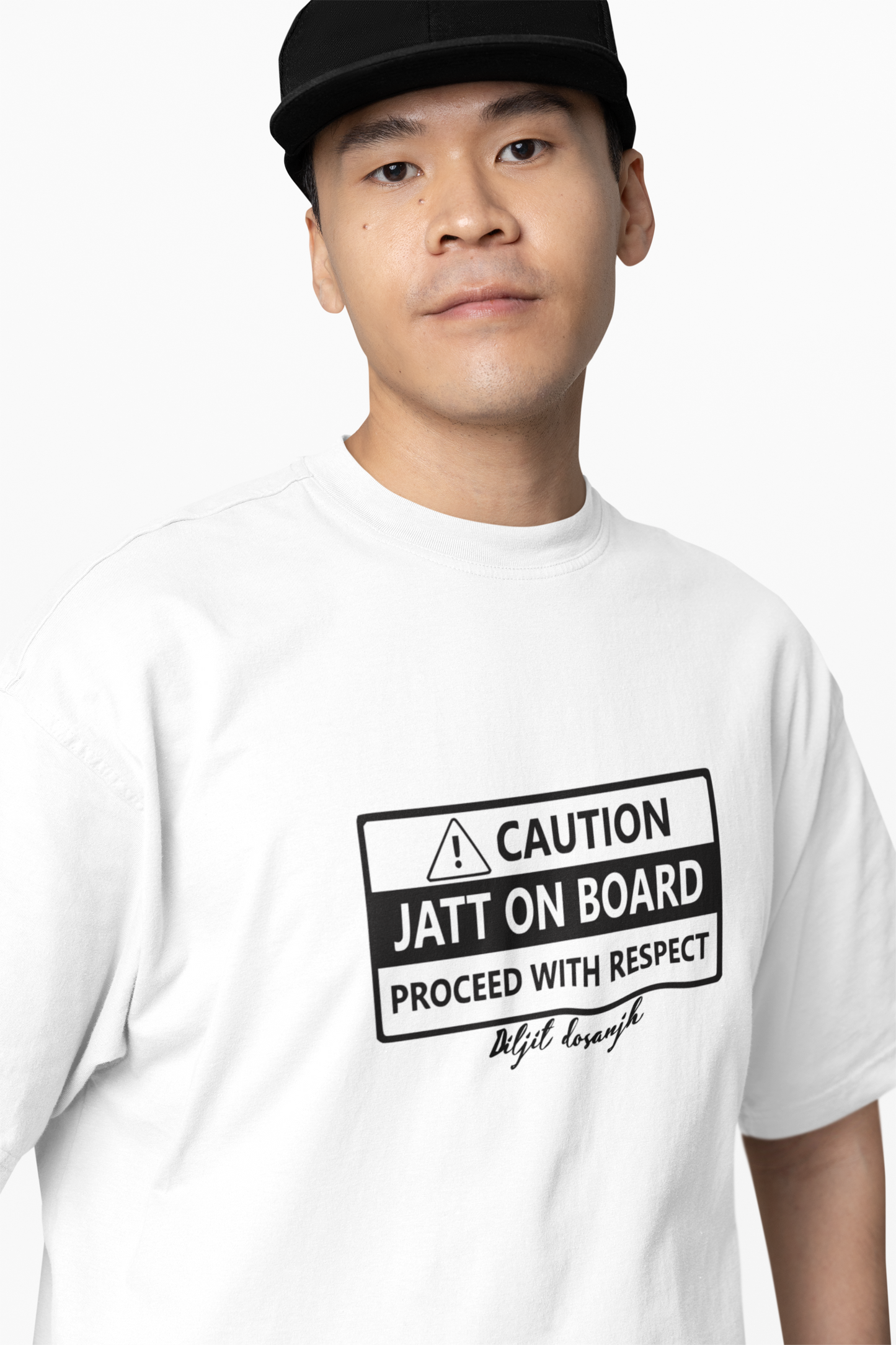 Jatt On Board Oversized T-Shirt Punjabi Swag Streetwear