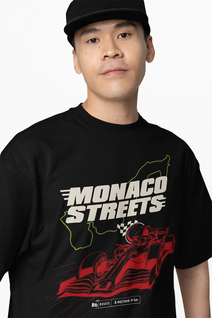 Monaco Street Oversized T-Shirts – Trendy Streetwear Style