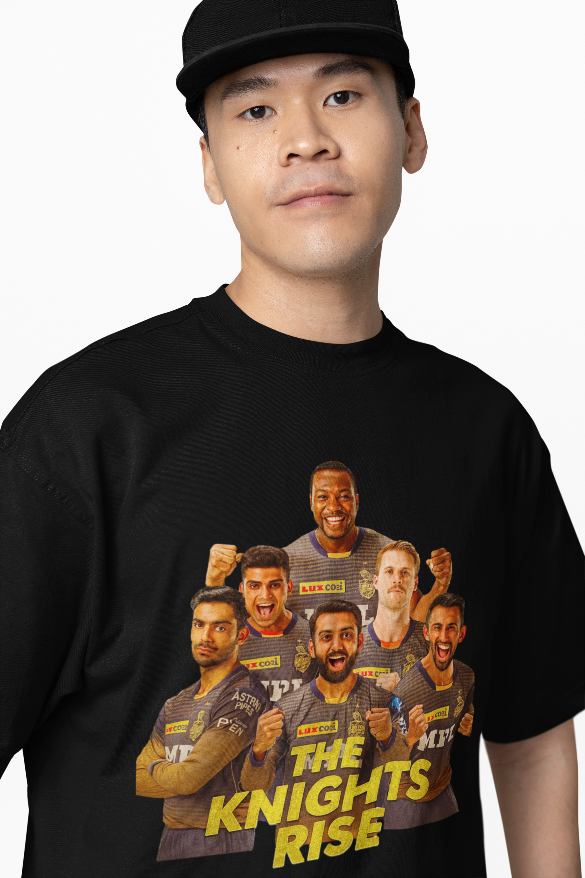 KKR Cricket Team Oversized T-Shirts