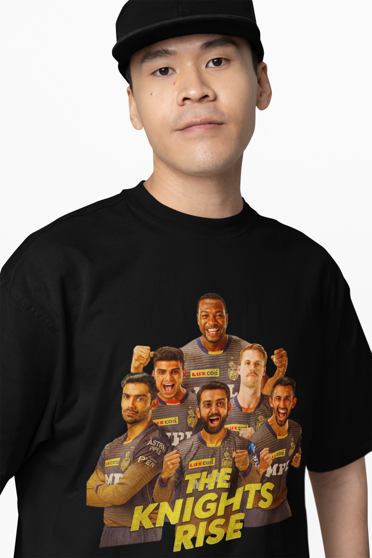 KKR Cricket Team Oversized T-Shirts