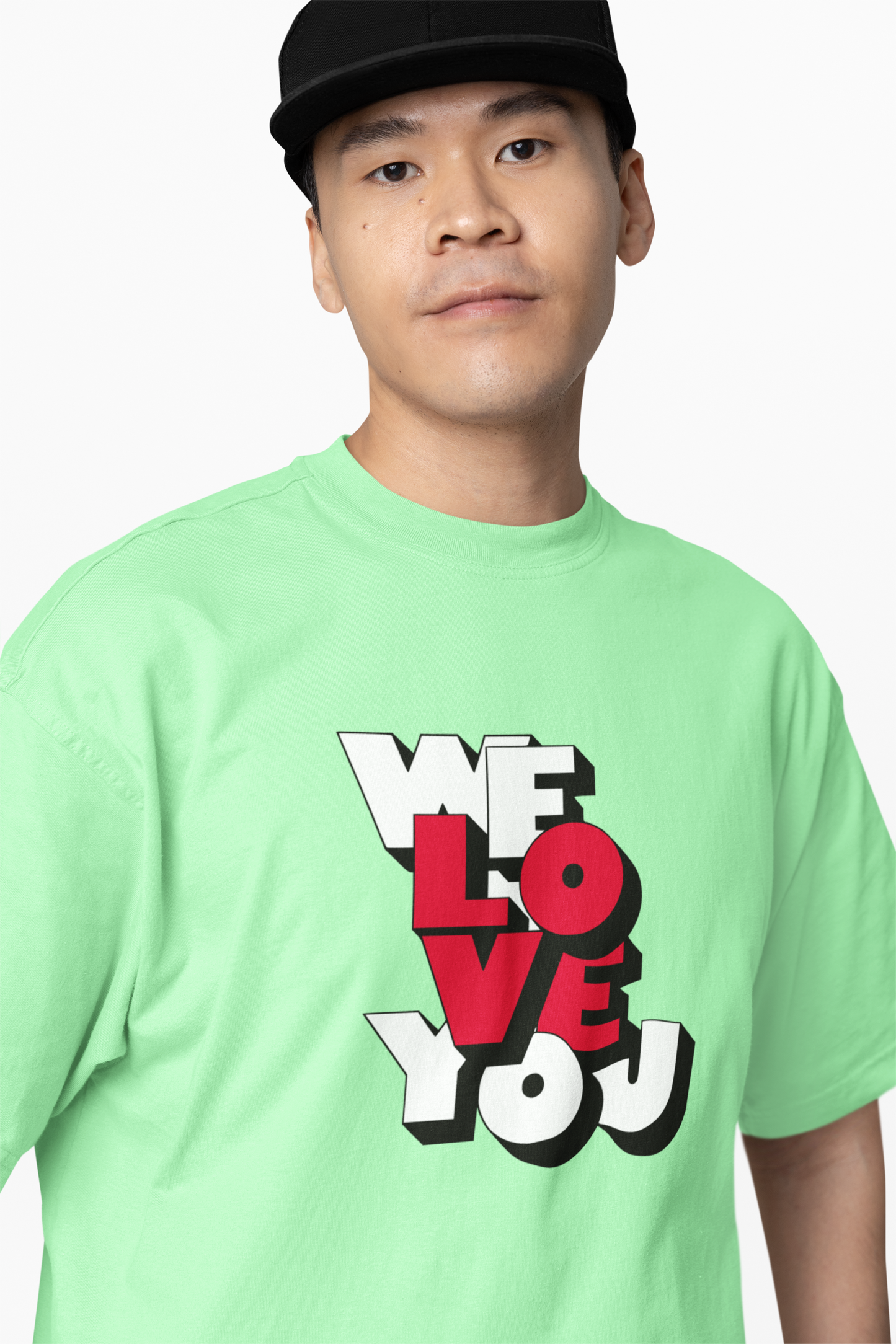 We Love You Oversized T-Shirts – Spread Love & Bold Streetwear
