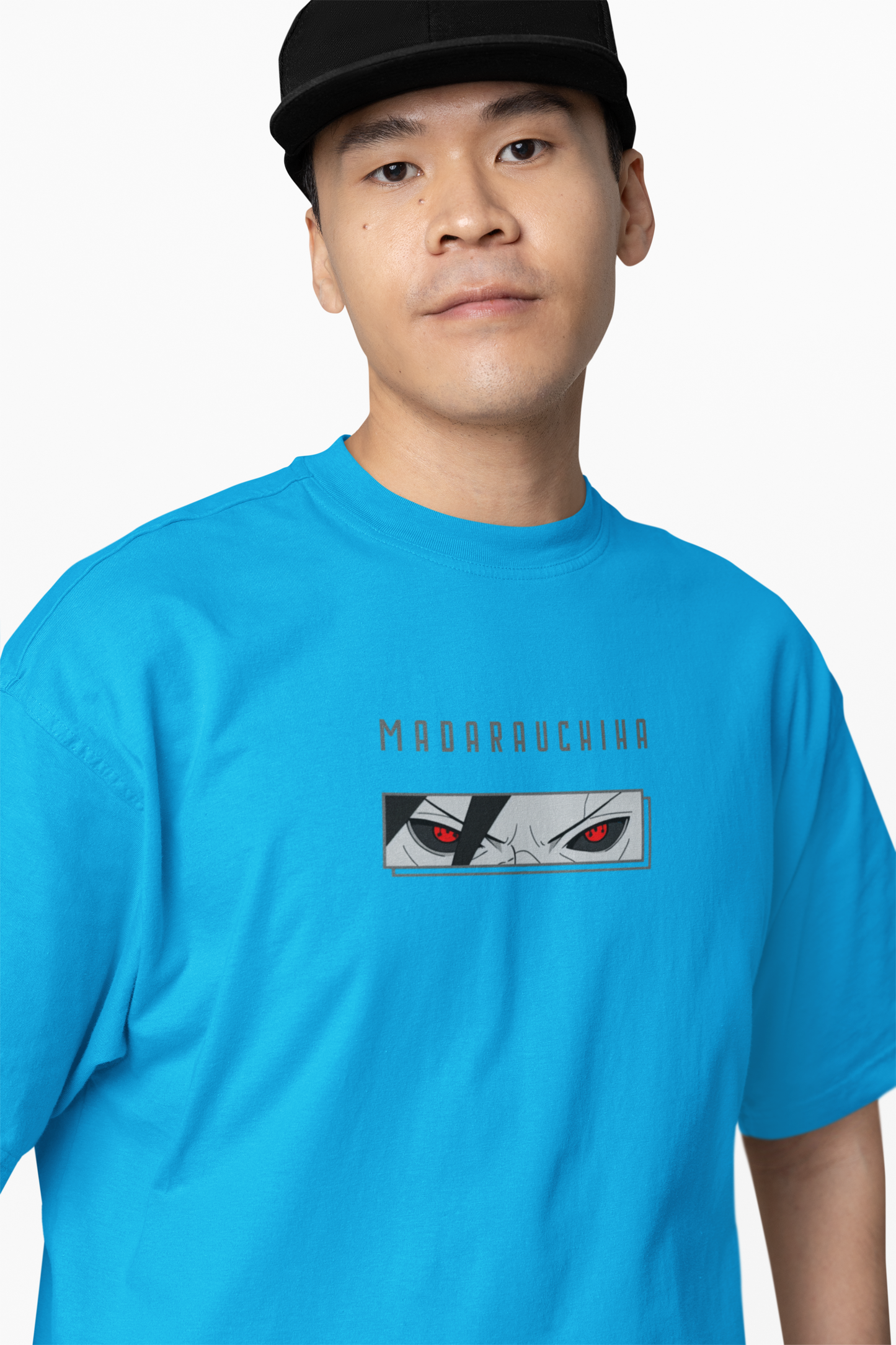 Oversized T-Shirt Red Eye Reckoning Bold Casual Wear Style