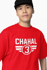 Yuzi Chahal Cricket Icon Oversized T-Shirt