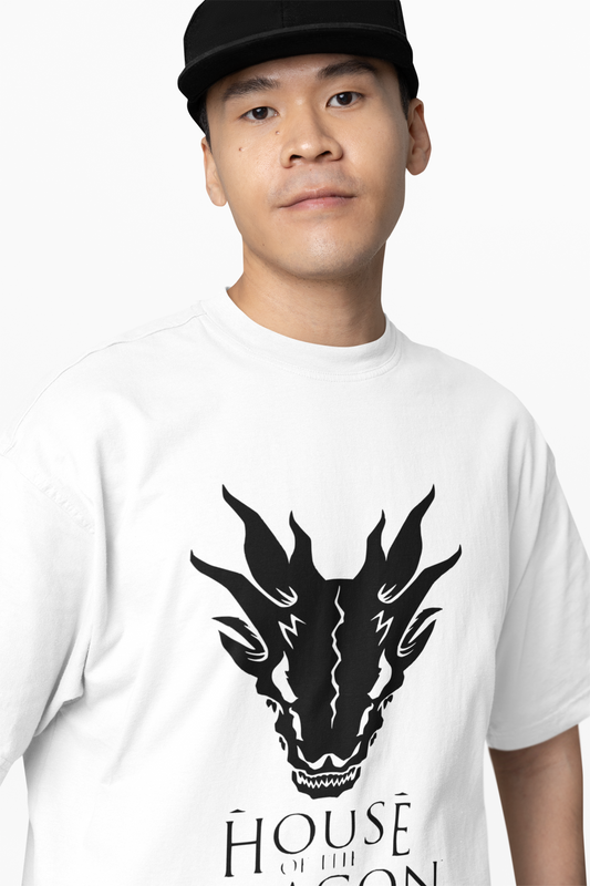 House of Dragon Oversized T-Shirts Bold Streetwear Style