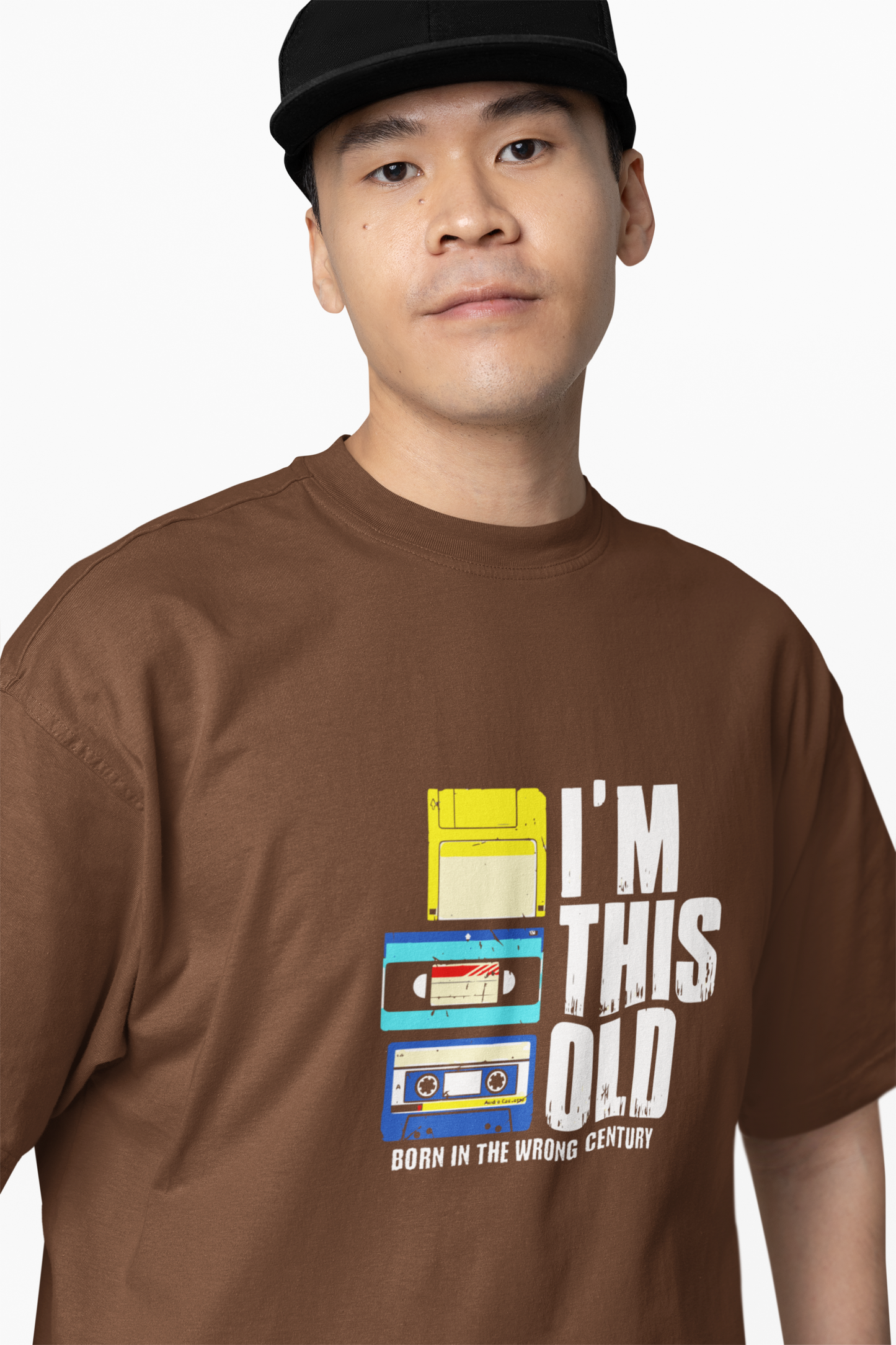 I'M This Old Oversized T-Shirt Comfortable & Playful Design