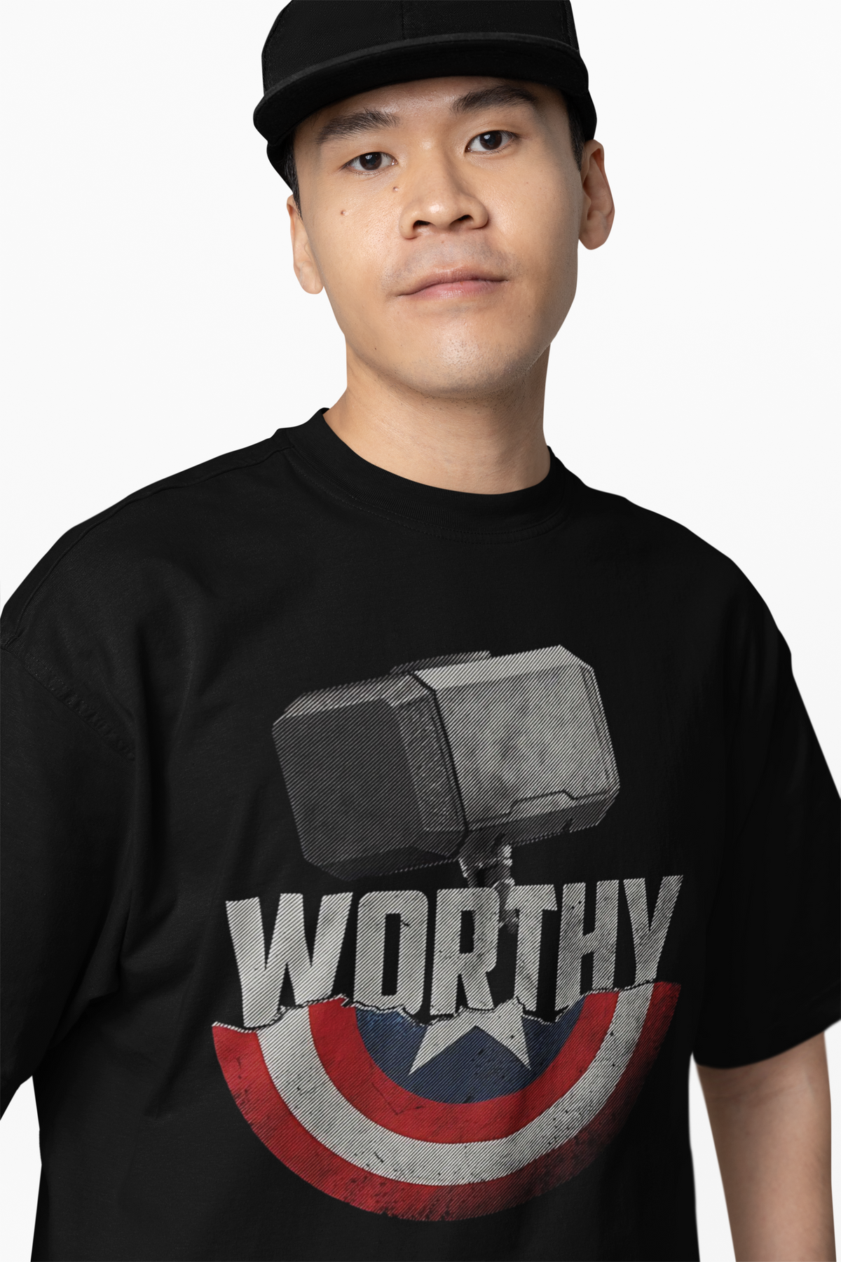 Worthy Shield Oversized T-Shirts