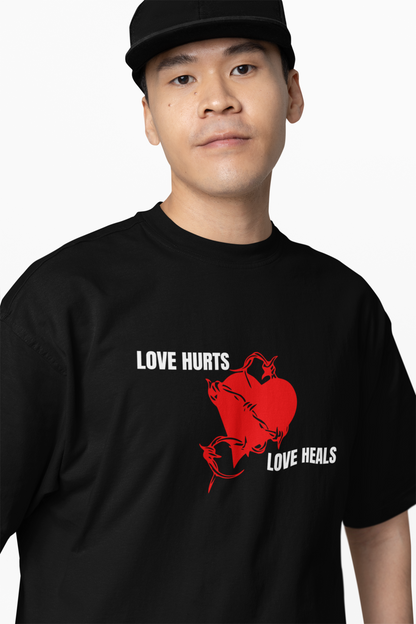Love Heals Oversized T-Shirts for Comfort and Style