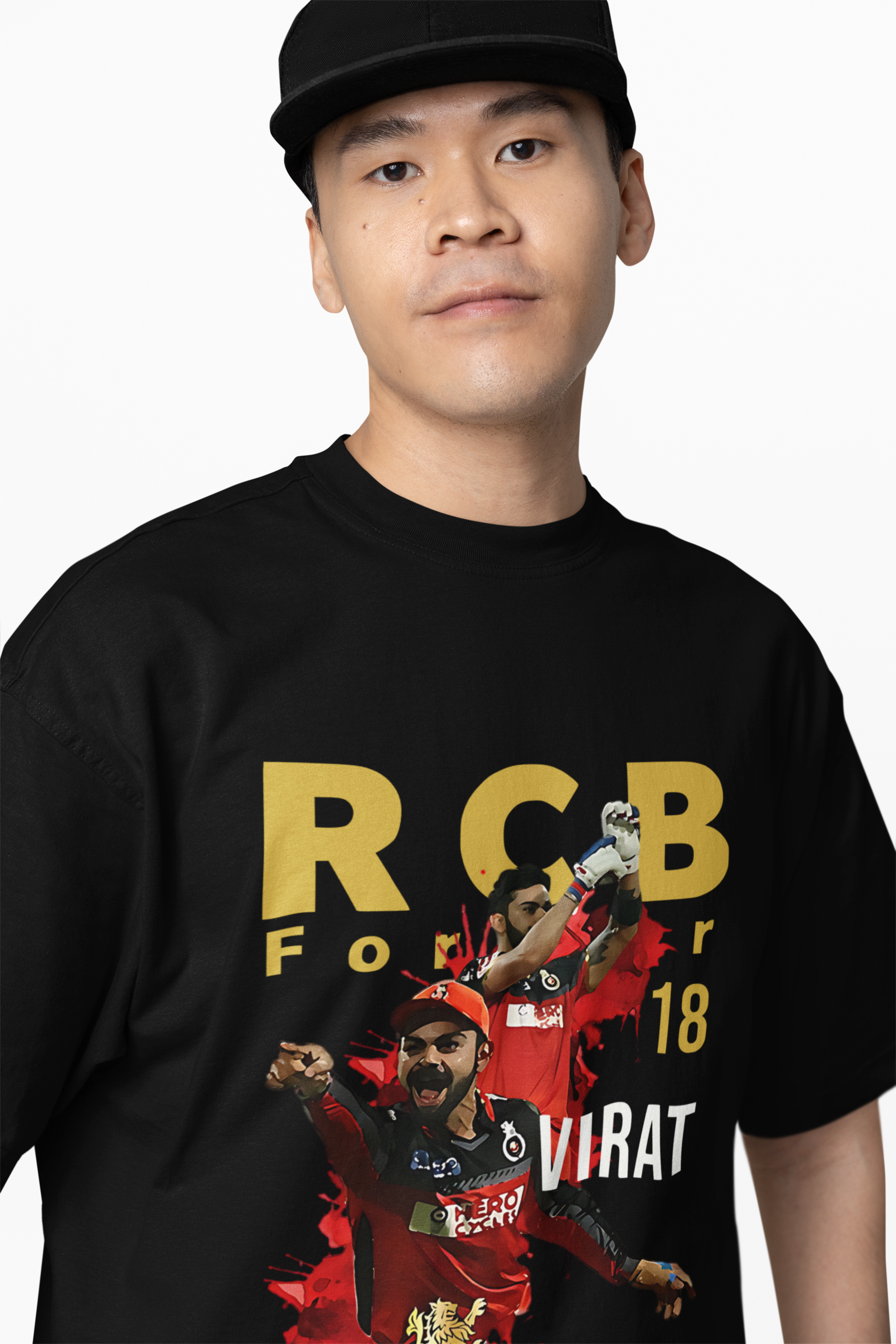RCB Forever 18 Tee Oversized T-Shirt