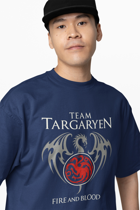Team Targaryen oversized T-Shirts