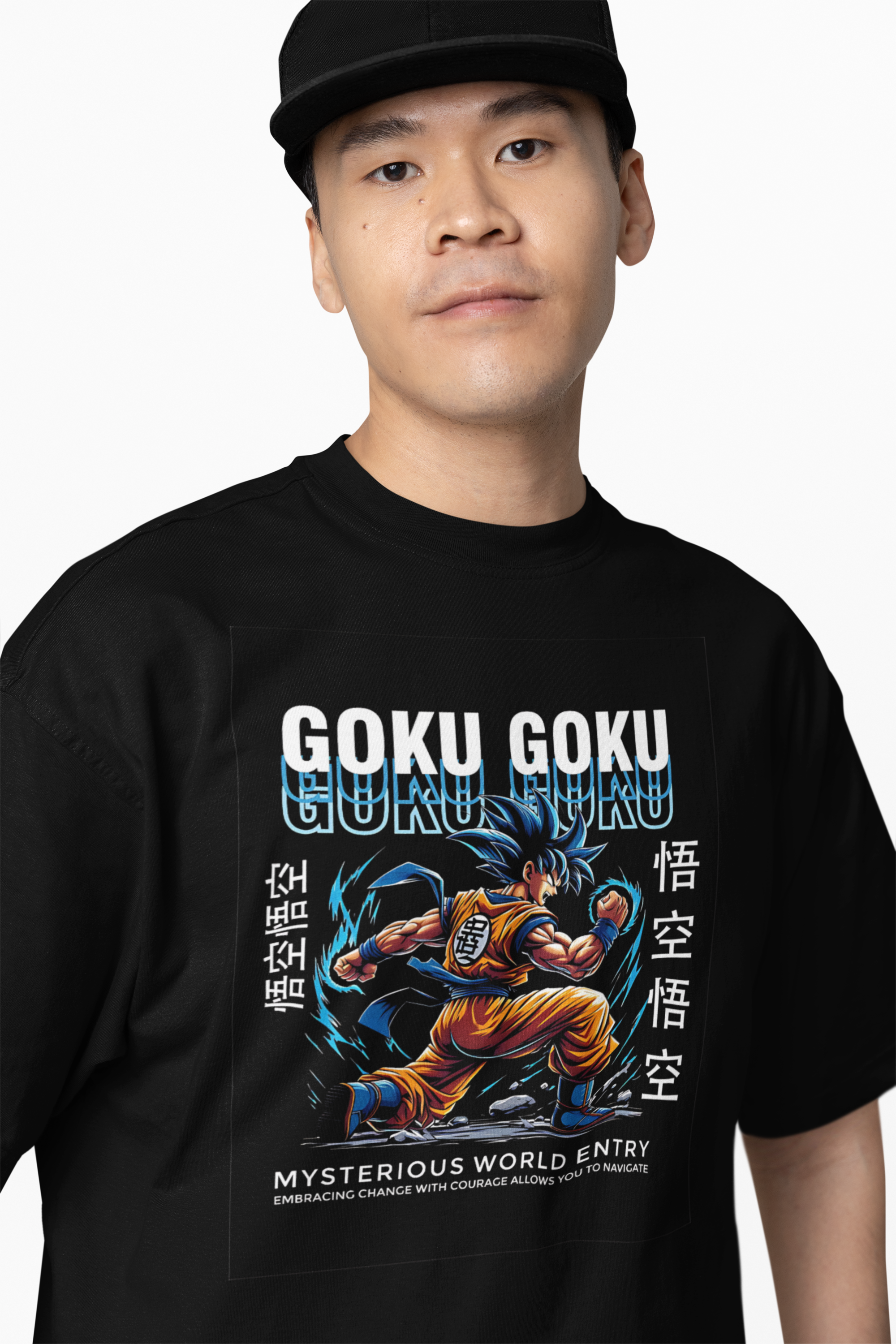 Goku Entry Oversized T-Shirts