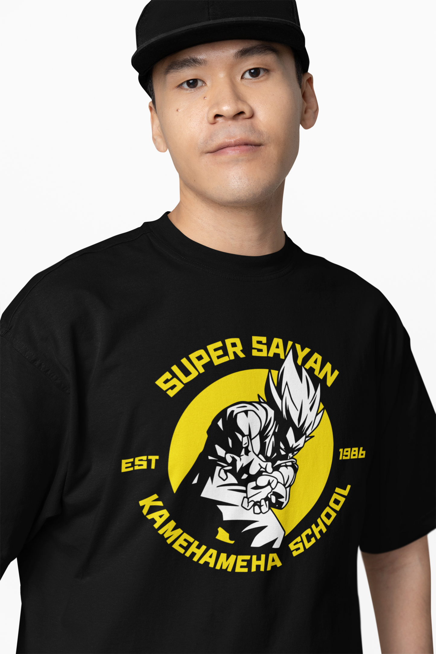 Super Saiyan Oversized T-Shirt Bold Anime Streetwear Styles