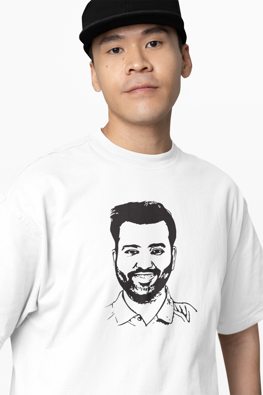 Hitman Face Oversized T-Shirts