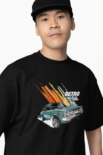 Retro Ride Oversized T-Shirt for Bold Streetwear Style