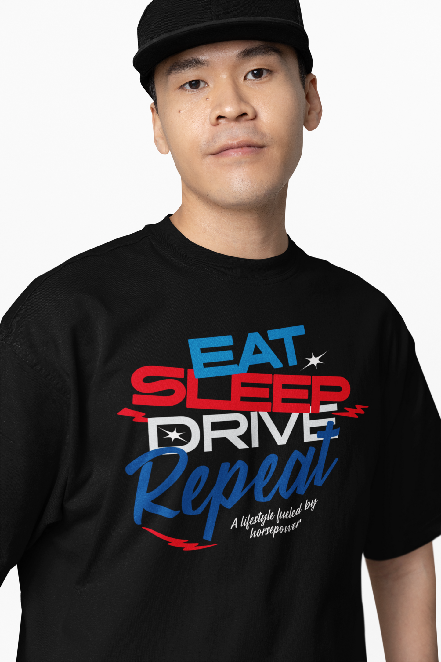 Eat Sleep Drive Oversized T-Shirts