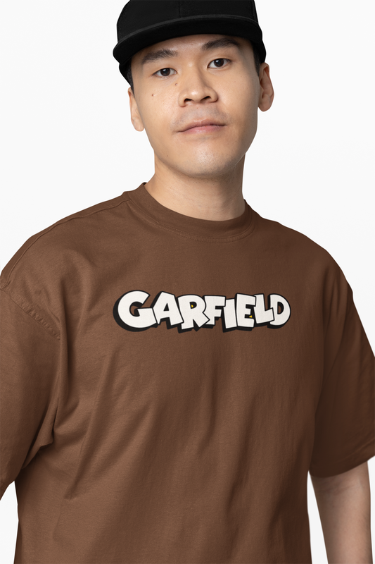 Sleepy Garfield Oversized T-Shirts