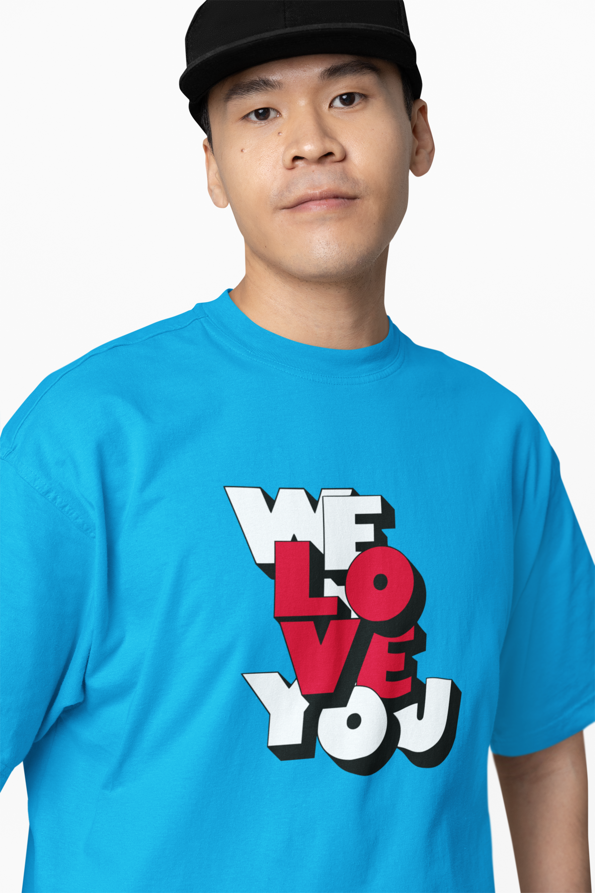 We Love You Oversized T-Shirts