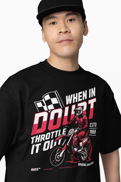 Dirt Bike Oversized T-Shirts Bold Moto Streetwear for Riders