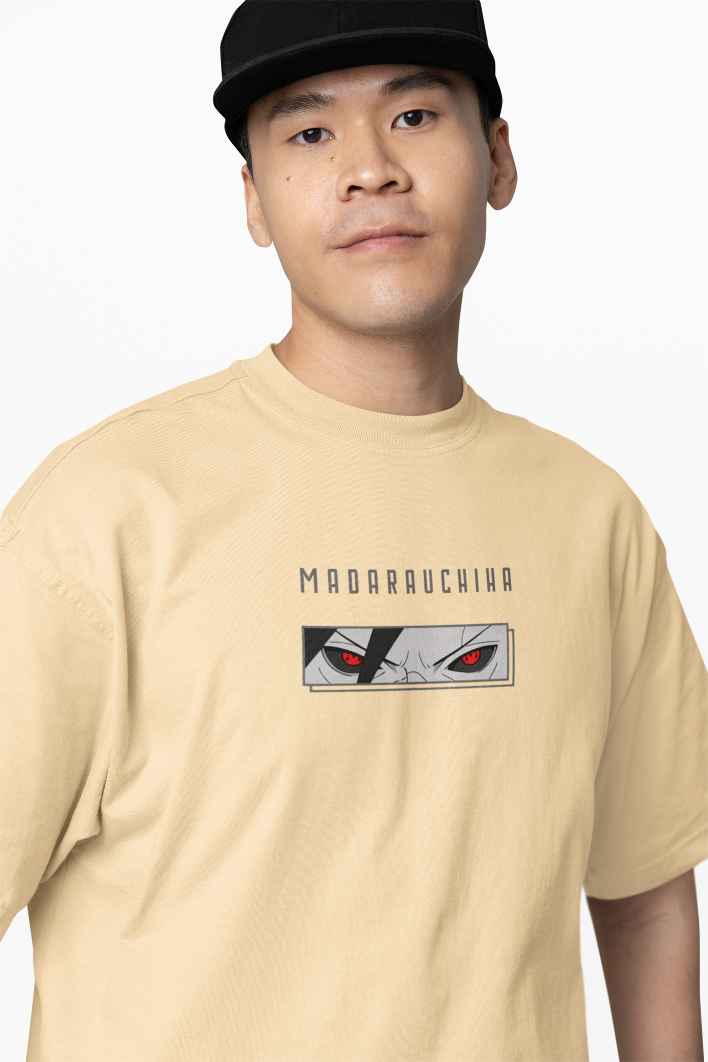 Oversized T-Shirt Red Eye Reckoning Bold Casual Wear Style