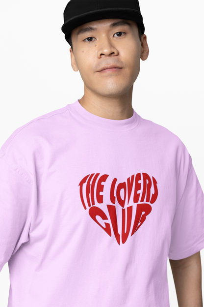 Lovers Club Oversized T-Shirts Bold Romantic Stylish Couples