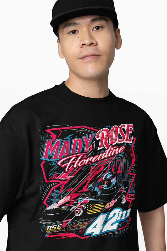 Mady Rose Oversized T-Shirt – Chic and Bold Graphic Tee