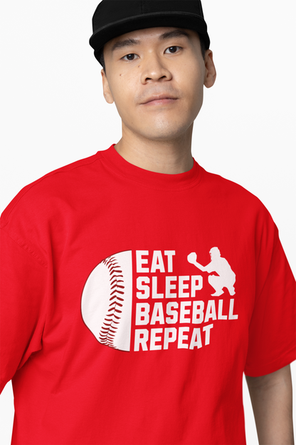 Eat Sleep Repeat Oversized T-Shirt