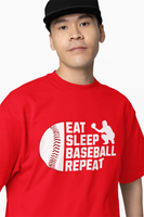 Eat Sleep Repeat Oversized T-Shirt – Stylish Streetwear Tee