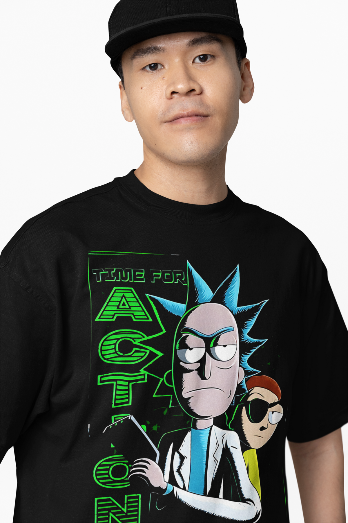 Time For Action Oversized T-Shirts