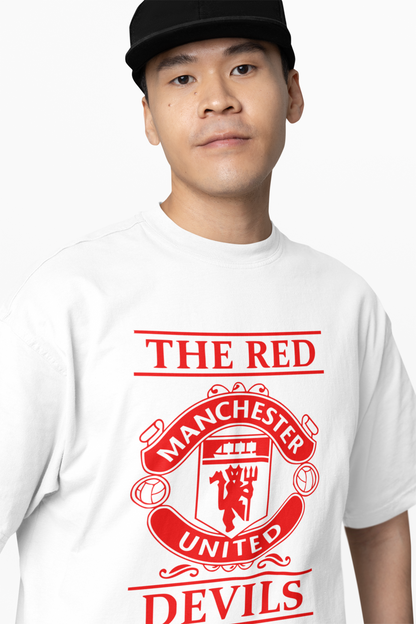 The Red Devils Oversized Manchester Streetwear T-Shirt
