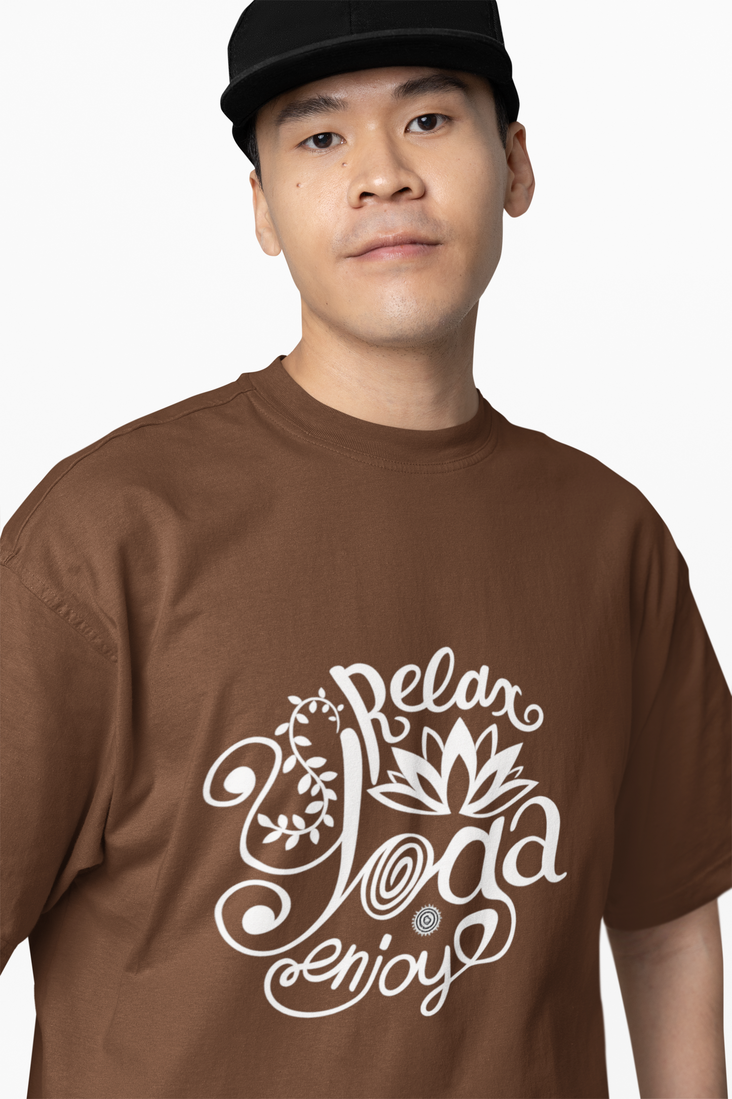 Lotus Energy Oversized T-Shirt for Bold Streetwear Style