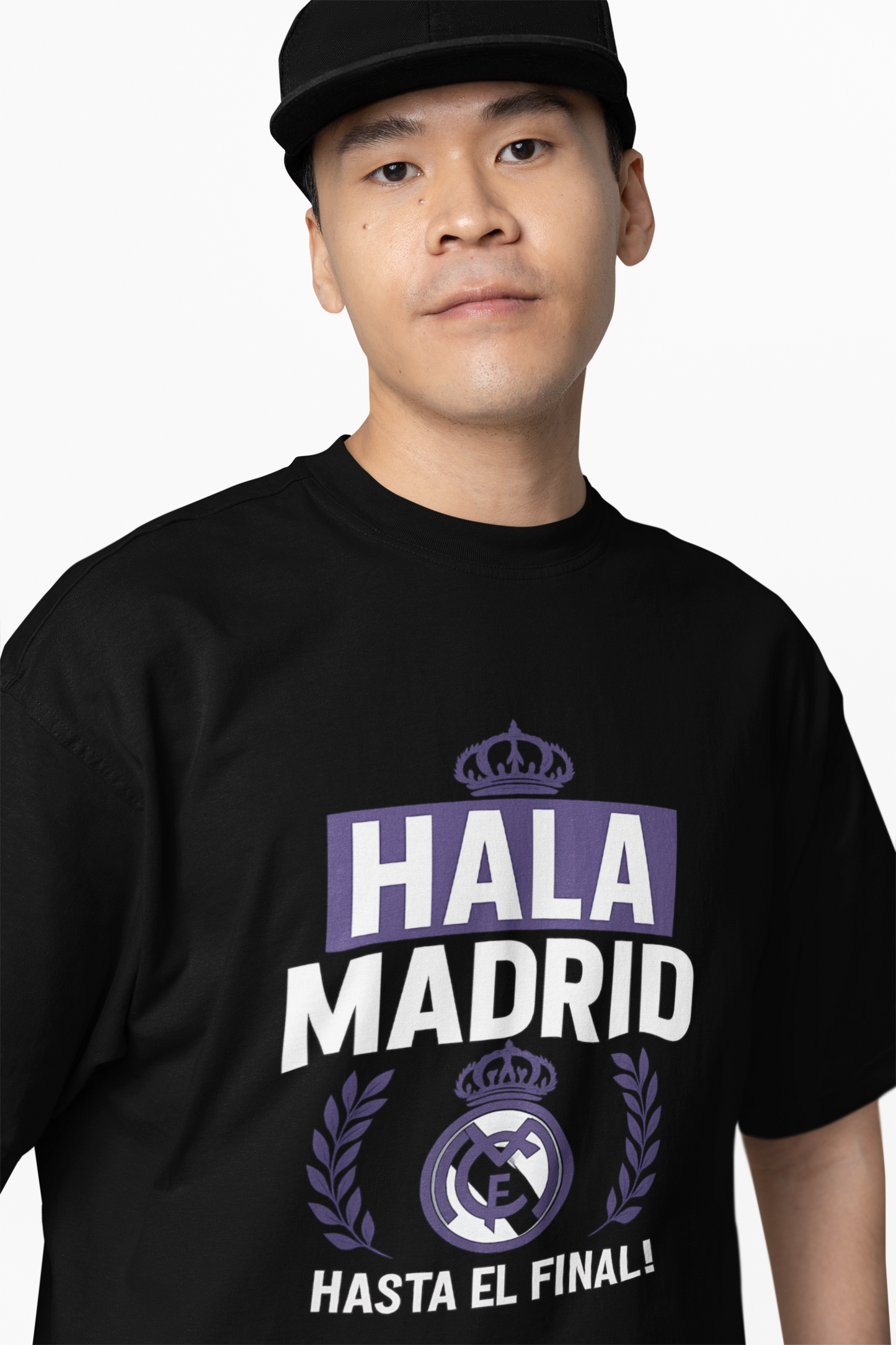 Madrid Dynasty Graphic Oversized T-Shirt – Football Fan Tee