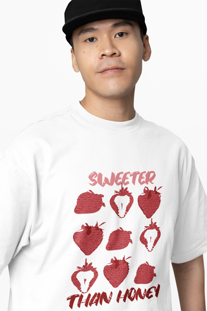 Sweet Strawberry Oversized T-Shirt Cute Casual Daily Styles
