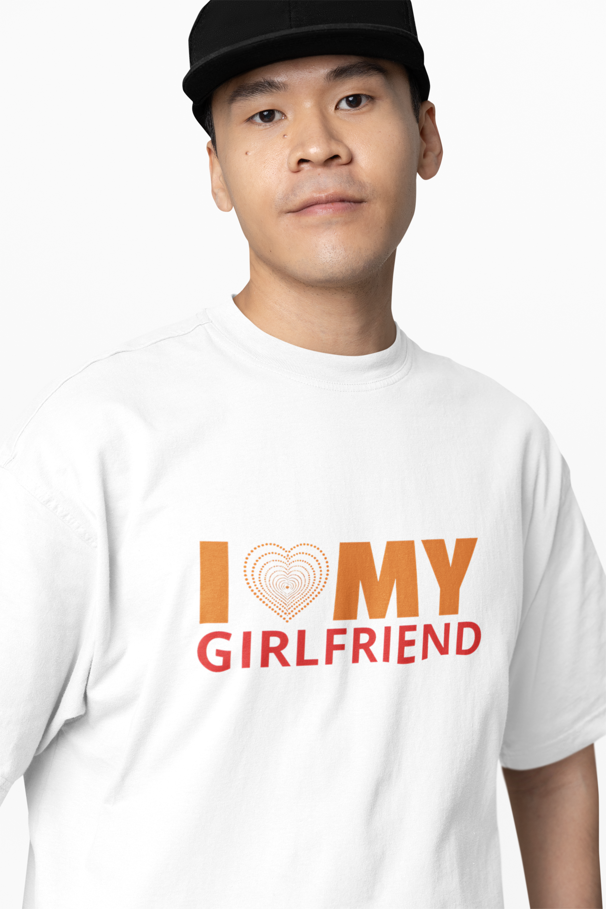 I Love My Girlfriend Oversized T-Shirt