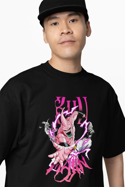 Majin Buu Oversized T-Shirt – Bold Anime Graphic Tee