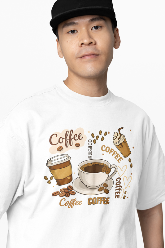 Coffee Love Oversized T-Shirts