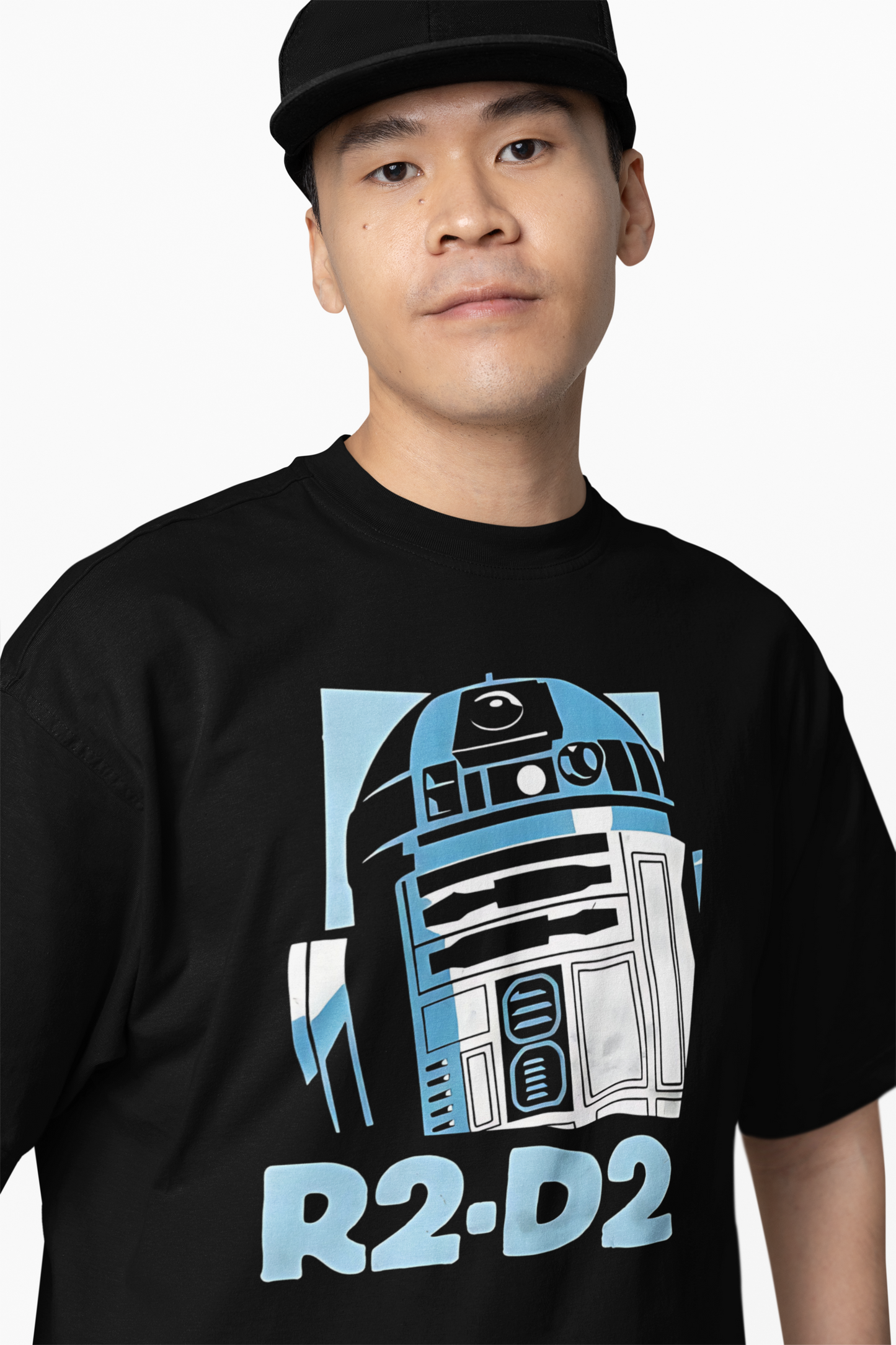 R2-D2 Oversized Stylish Graphic T-Shirt Streetwear Style