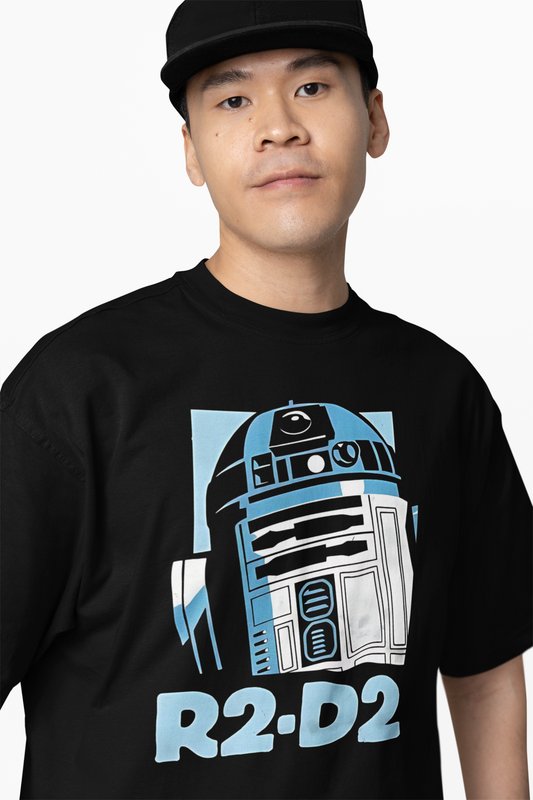 R2-D2 Oversized Stylish Graphic T-Shirt Streetwear Style