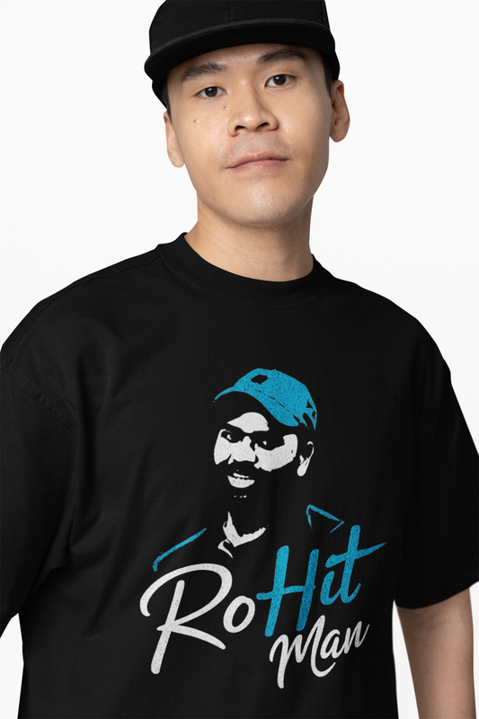 Rohit Man Oversized T-Shirts – Trendy Cricket Streetwear