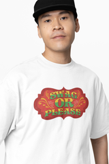 Swag Or Please Oversized T-Shirts