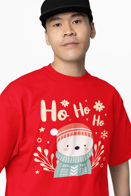 Christmas Santa Oversized T-Shirts Festive Streetwear