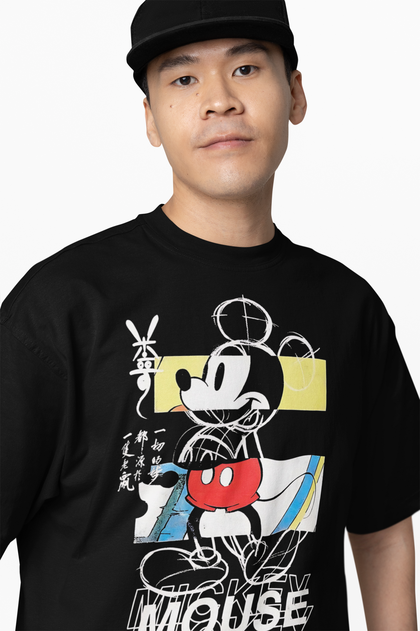 Mickey Skech Oversized T-Shirts