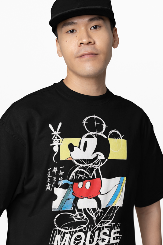 Mickey Skech Oversized T-Shirts