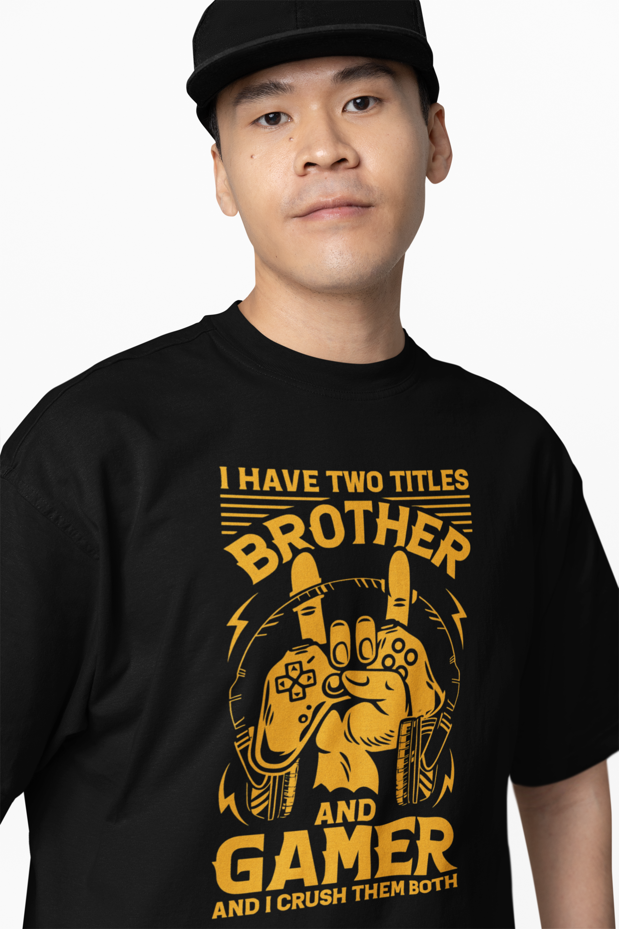 Gamer Brother Oversized T-Shirts