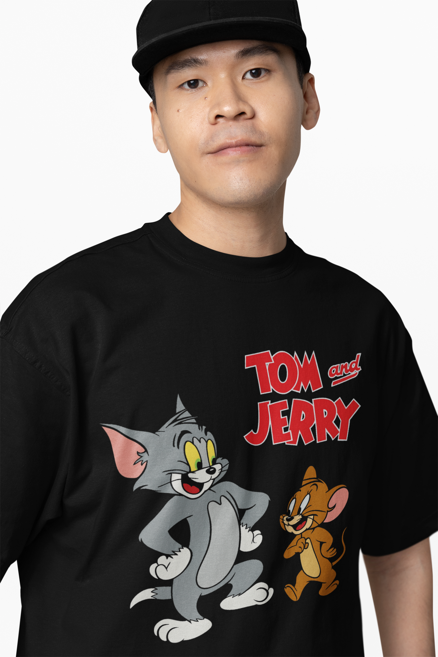 Tom & Jerry Fun Oversized T-Shirt, Premium Streetwear Style